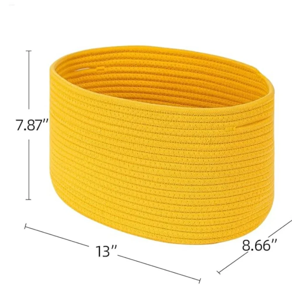 CubesLand set of 3 Yellow Baskets/Bins